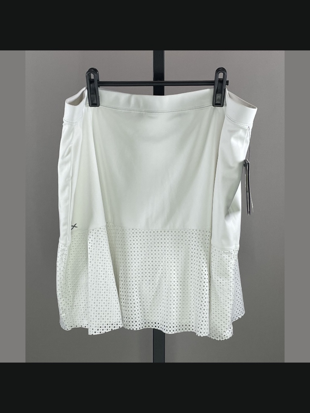 NEW Ralph Lauren RLX Skirt Womens XL white skort golf sports preppy classic